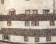 Egon Schiele Faqade of a House (mk12) oil painting picture wholesale